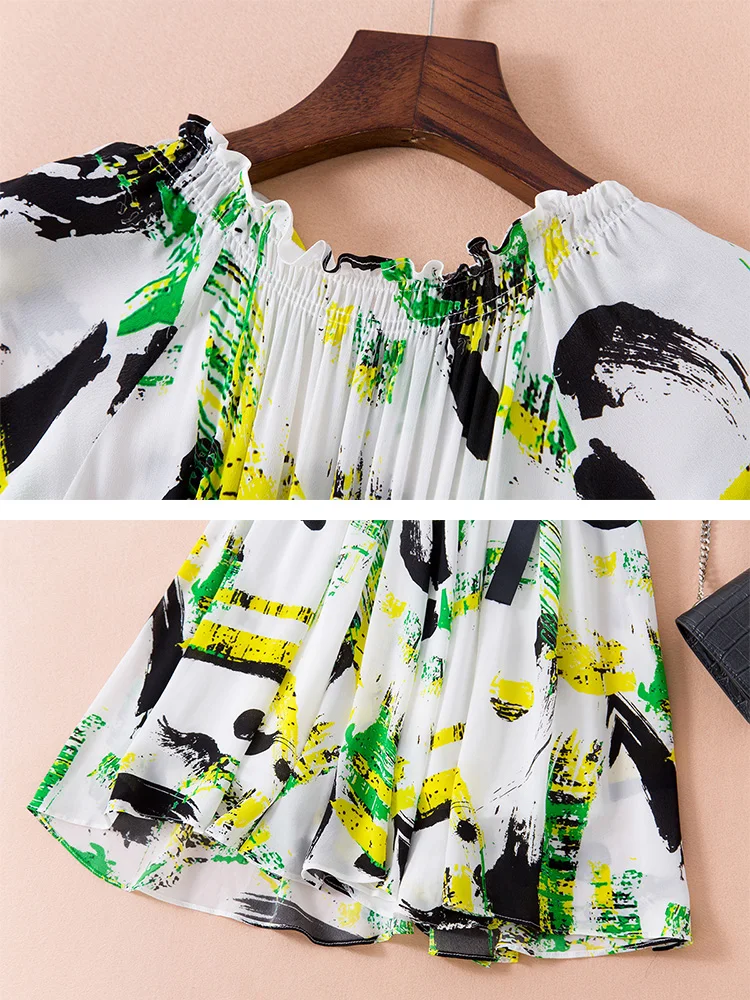 High Quality 2019 Summer New Women Dress Fashion Graffiti printing Stand Collar Elastic High Waist Large Swing Dress Female L311
High Quality 2019 Summer New Women Dress Fashion Graffiti printing Stand Collar Elastic High Waist Large Swing Dress Female L311
