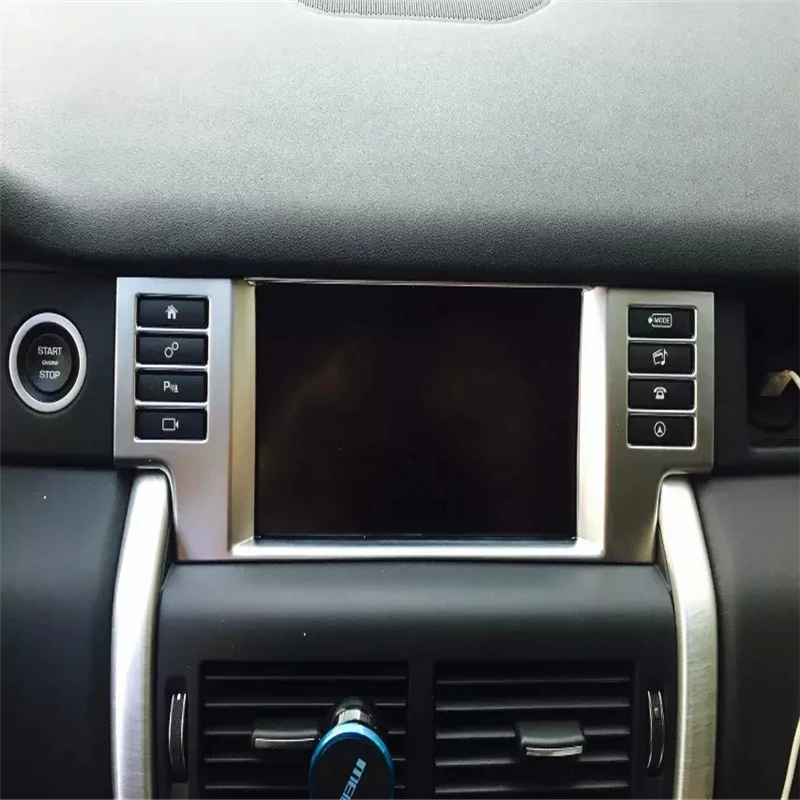 WELKINRY car auto cover For Land rover Discovery Sport 2014 2015 2016 2017 ABS chrome console navigation screen player trim
WELKINRY car auto cover For Land rover Discovery Sport 2014 2015 2016 2017 ABS chrome console navigation screen player trim