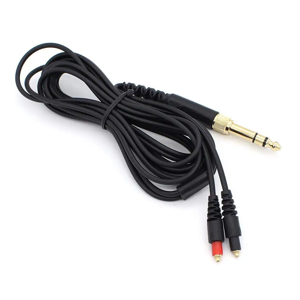 XRHYY Black 2M Replacement Dual Exit Cable Audio For Shure SRH1440 SRH1540 SRH1840 Headphones +Free Rotate Clip | Электроника