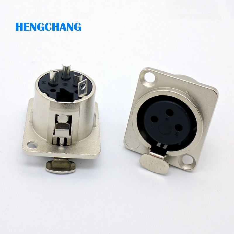 metal 3pin XLR Female socket microphone socket 3pin XLR Female jack panel mount seat Audio socket 2pcs/lot
metal 3pin XLR Female socket microphone socket 3pin XLR Female jack panel mount seat Audio socket 2pcs/lot