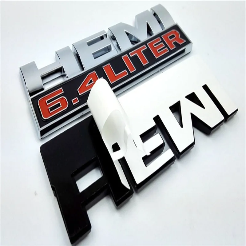 3D Car Sticker 6.4 LITER HEMI Logo Emblem Nameplate Badge Decal for Dodge Ram Jeep Silver Red Car Accessories
3D Car Sticker 6.4 LITER HEMI Logo Emblem Nameplate Badge Decal for Dodge Ram Jeep Silver Red Car Accessories