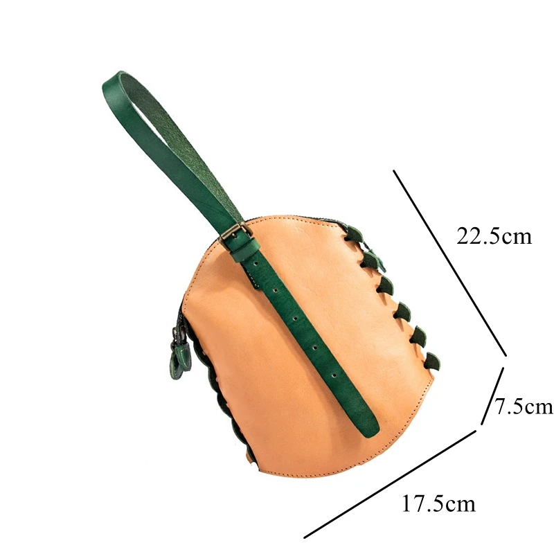 WOONAM Handmade Bag Creative Natural Genuine Calf Leather Contrast Color Mini Clutch Chest Handbag WB457
WOONAM Handmade Bag Creative Natural Genuine Calf Leather Contrast Color Mini Clutch Chest Handbag WB457
