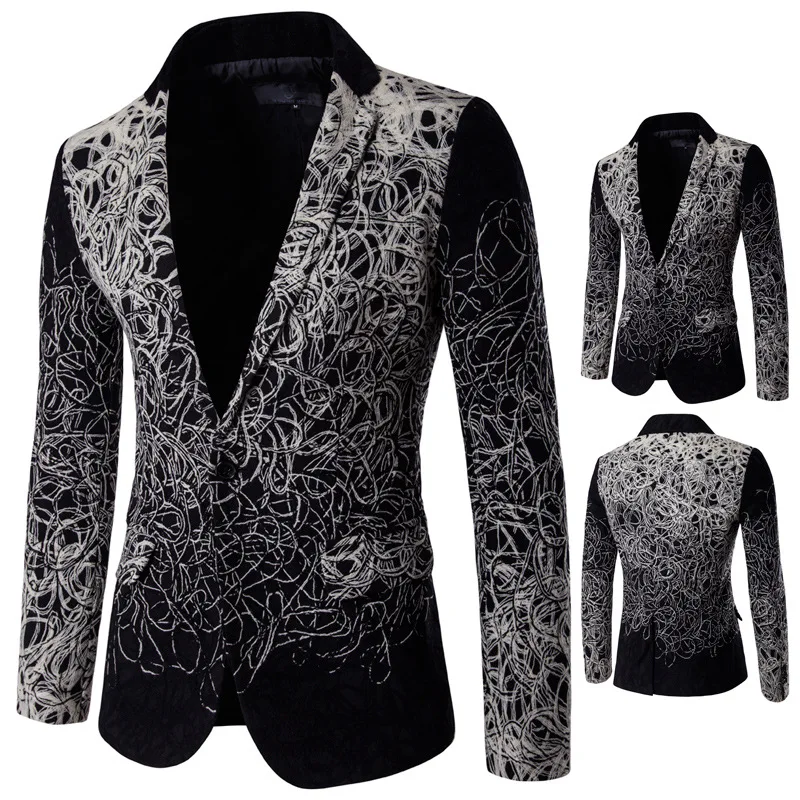 Men's Wear Explosions Outerwear Wholesale Single breasted European American fashion Suit Dropshipping fashion wedding Blazers
Men's Wear Explosions Outerwear Wholesale Single breasted European American fashion Suit Dropshipping fashion wedding Blazers