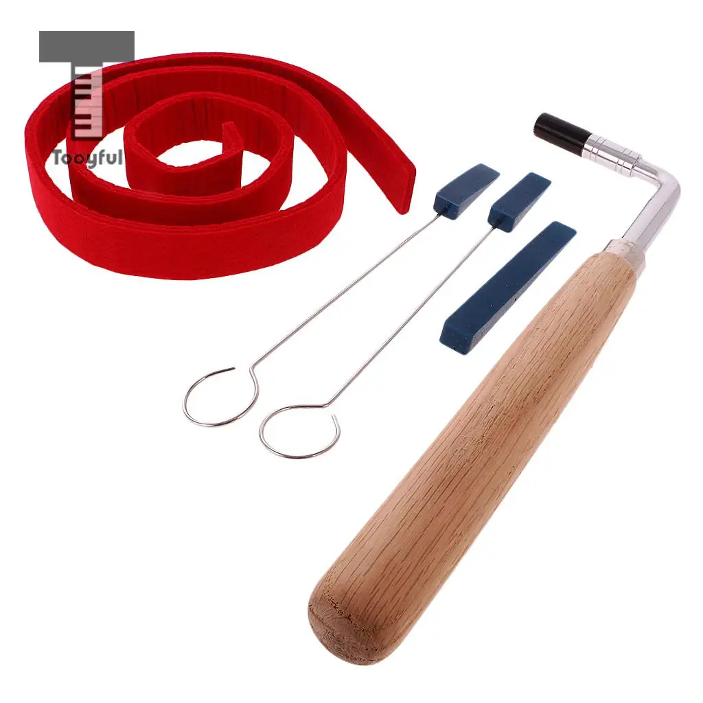 Tooyful Piano Felt Temperament Strip and 3 Rubber Mutes 1 Hammer Kits for Tune Fixing Tool
Tooyful Piano Felt Temperament Strip and 3 Rubber Mutes 1 Hammer Kits for Tune Fixing Tool
