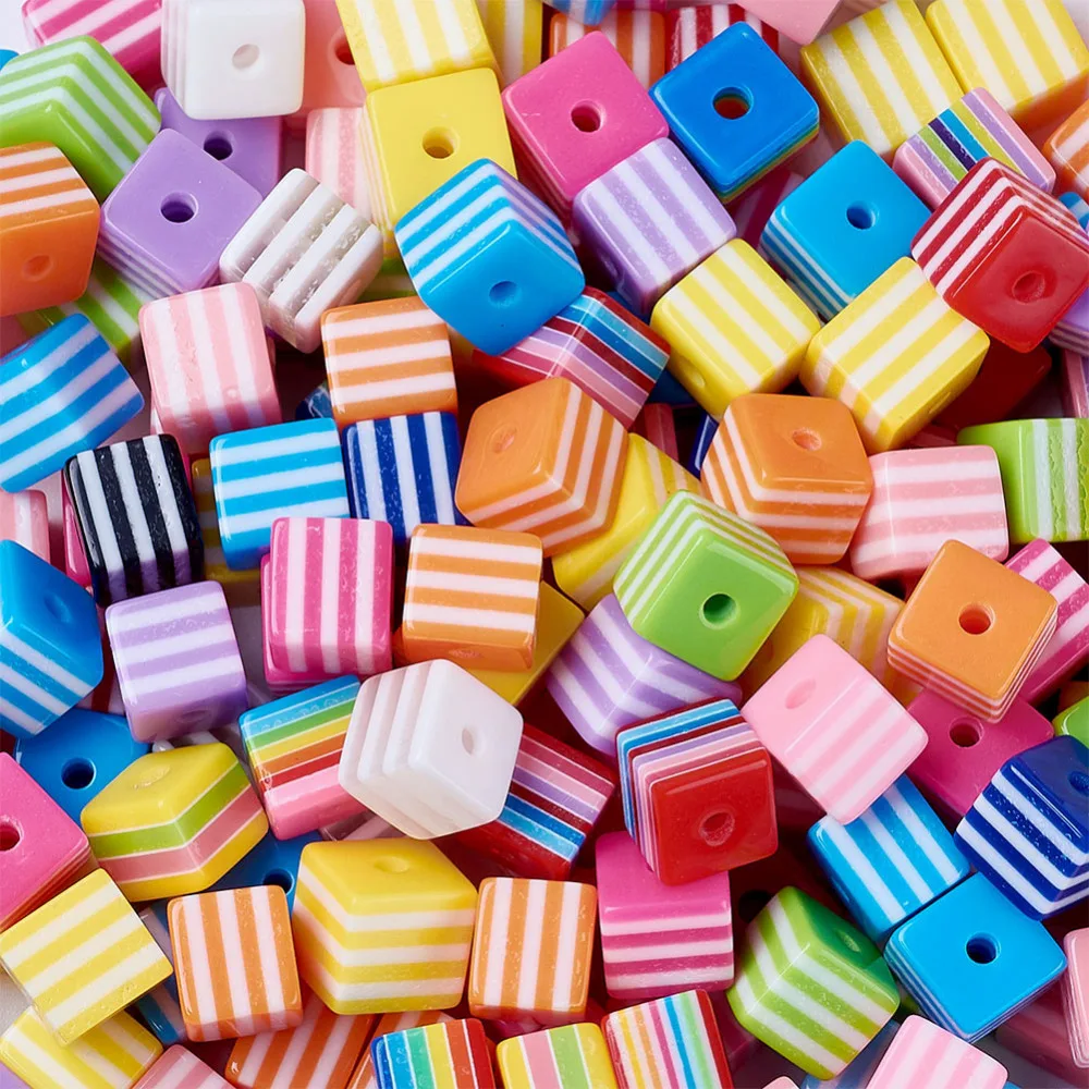 200pcs/Lot Approx 8x8x8mm (0.31") Mixed Cube Resin Bead Rainbow Candy Color Hole: 1.5mm Beads for DIY Bracelet MakingWholesales
200pcs/Lot Approx 8x8x8mm (0.31") Mixed Cube Resin Bead Rainbow Candy Color Hole: 1.5mm Beads for DIY Bracelet MakingWholesales