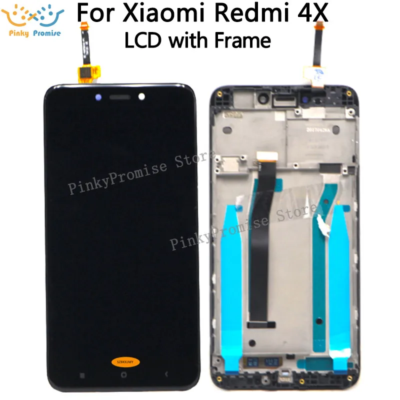 ЖК дисплей 5 0 дюйма для Xiaomi Redmi 4X сенсорный экран с рамкой в сборе Xiomi 4X|screen assembly|screen