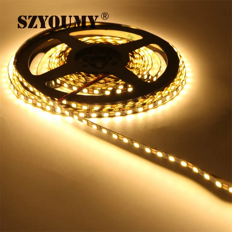 SZYOUMY DC12V 5mm Black PCB 2835 SMD LED Strip Light 5M 120LED/M Not Waterproof Flexible Ribbon Tape Lamp For Home Lighting
SZYOUMY DC12V 5mm Black PCB 2835 SMD LED Strip Light 5M 120LED/M Not Waterproof Flexible Ribbon Tape Lamp For Home Lighting