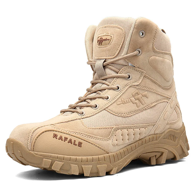 Outdoor Waterproof High Tube Wear-resisting Non-slip Desert Shoes Men Male Army Fans Climbing Combat Hunting Tactics Boots
Outdoor Waterproof High Tube Wear-resisting Non-slip Desert Shoes Men Male Army Fans Climbing Combat Hunting Tactics Boots