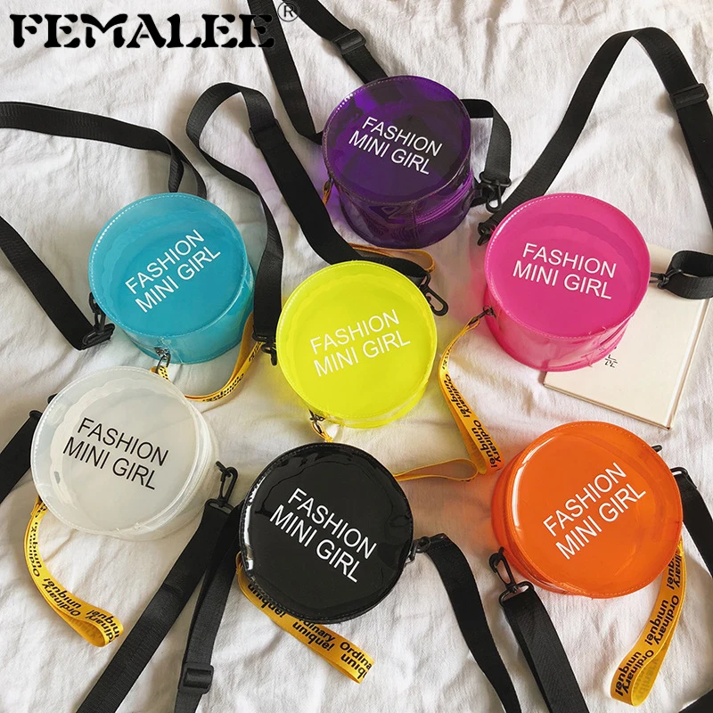 Women 2019 Korean Fashion Crossbody Bags Transparent PVC Small Round Phone Purse Clear Chain Messenger Shoulder Bags
Women 2019 Korean Fashion Crossbody Bags Transparent PVC Small Round Phone Purse Clear Chain Messenger Shoulder Bags