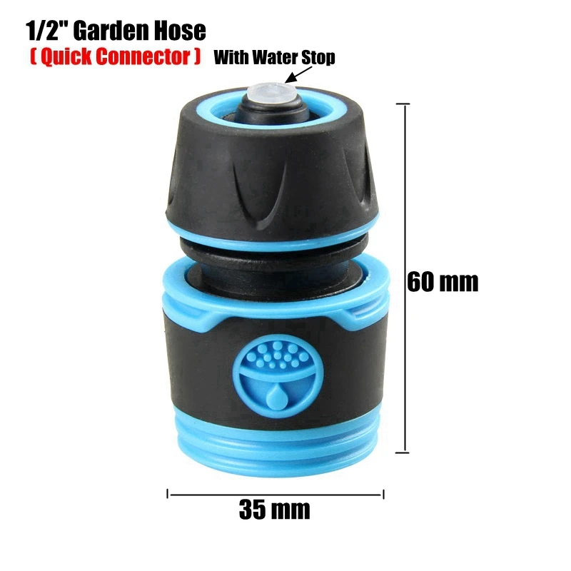 1/2" Hi-Quality Garden Hose Quick Connectors Rubber Cover Faucet Fast Joints Gardening Irrigation Car Wash Hose Fast Joints
1/2" Hi-Quality Garden Hose Quick Connectors Rubber Cover Faucet Fast Joints Gardening Irrigation Car Wash Hose Fast Joints
