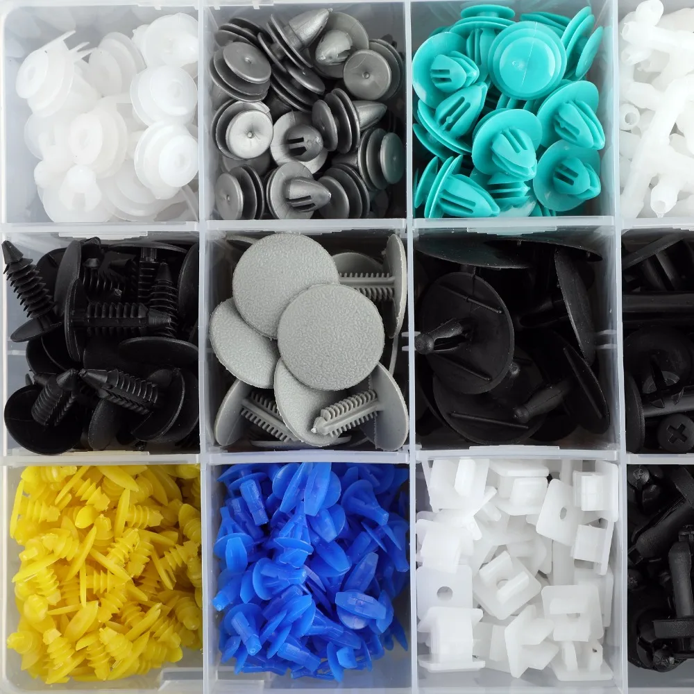 Areyourshop 730PCS Car Body Nylon Fiber Push Pin Rivet Retainer Fastener Trim Bumper Clip Universal Auto Car accessories
Areyourshop 730PCS Car Body Nylon Fiber Push Pin Rivet Retainer Fastener Trim Bumper Clip Universal Auto Car accessories