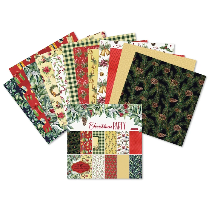 DIY Christmas party style Scrapbooking paper pack of 24 sheets handmade craft paper craft Background pad
DIY Christmas party style Scrapbooking paper pack of 24 sheets handmade craft paper craft Background pad