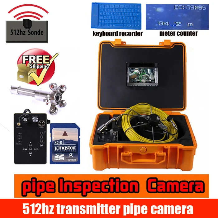 50M cable pipe inspection camera 512hz sonde locator with 7inch monitor snake video inspection camera DVR recording whole set
50M cable pipe inspection camera 512hz sonde locator with 7inch monitor snake video inspection camera DVR recording whole set