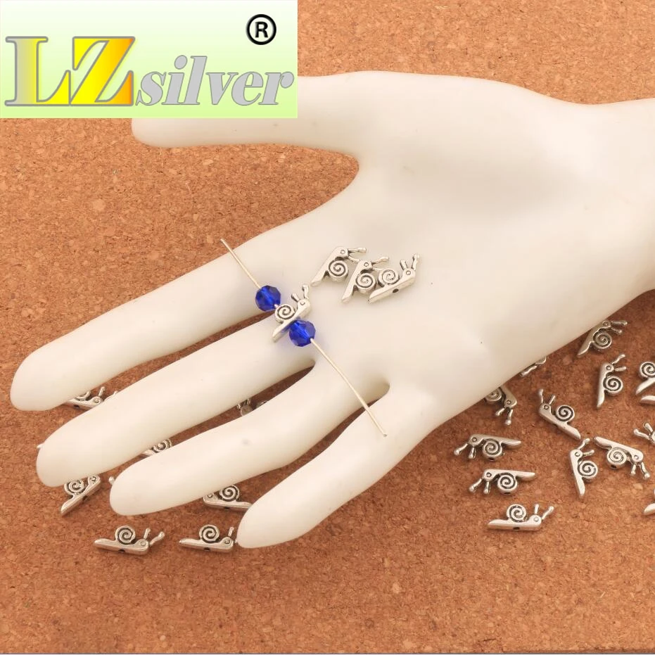 Snails Animal Loose Beads 14.8x6.3mm 92PCS zinc alloy Spacers Jewelry Findings L803
Snails Animal Loose Beads 14.8x6.3mm 92PCS zinc alloy Spacers Jewelry Findings L803