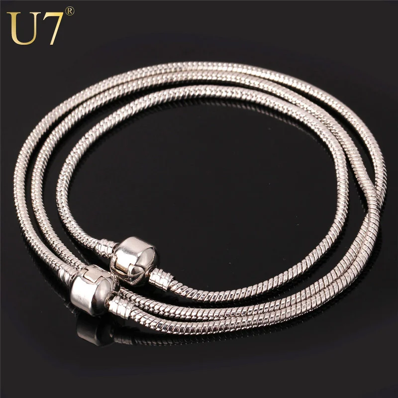 U7 DIY Jewelry Necklace Set Copper Women Jewelry Snake Chain Necklace Bracelet Jewelry Set Wholesale S604
U7 DIY Jewelry Necklace Set Copper Women Jewelry Snake Chain Necklace Bracelet Jewelry Set Wholesale S604