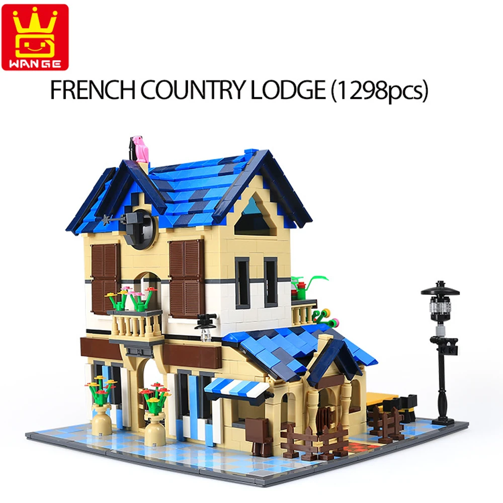 WANGE Building Blocks Bricks World Famous Architecture Series France Country Lodge Construction Educational Toys for Children
WANGE Building Blocks Bricks World Famous Architecture Series France Country Lodge Construction Educational Toys for Children