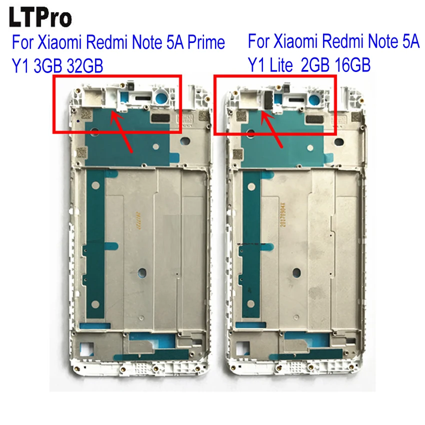 LTPro NEW For 5.5" Xiaomi Redmi Note 5A Redmi Y1 Lite/Y1 LCD Supporting Middle Frame Front Bezel Housing Replacement Parts
LTPro NEW For 5.5" Xiaomi Redmi Note 5A Redmi Y1 Lite/Y1 LCD Supporting Middle Frame Front Bezel Housing Replacement Parts