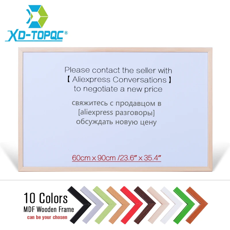 60*90cm Whiteboard Pine Wood Frame White Boards Message Board Dry Eraser Easily WriteOffice Supplier with Free Accessories
60*90cm Whiteboard Pine Wood Frame White Boards Message Board Dry Eraser Easily WriteOffice Supplier with Free Accessories