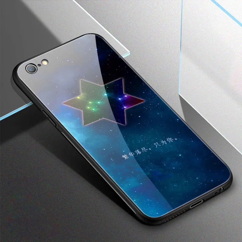 Горячее предложение новый чехол из закаленного стекла для Apple iphone 8/7 p/6s/X XS MAX