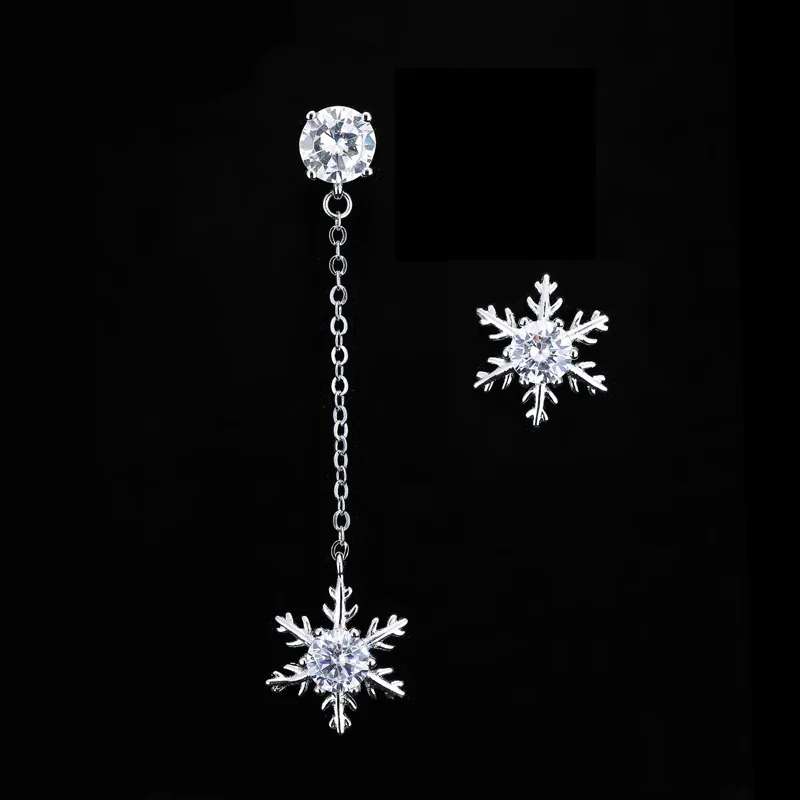 Fashion Style Asymmetrical Silver ColorStud Earrings With Snowflake Stud Earrings For Women Jewelry Brincos
Fashion Style Asymmetrical Silver ColorStud Earrings With Snowflake Stud Earrings For Women Jewelry Brincos