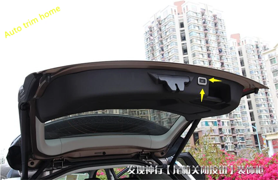 Rear Door Trunk Power Tailgate Switch Button Decor Cover Trim Fit For Land Rover Discovery Sport 2015 - 2019 Car Accessories
Rear Door Trunk Power Tailgate Switch Button Decor Cover Trim Fit For Land Rover Discovery Sport 2015 - 2019 Car Accessories