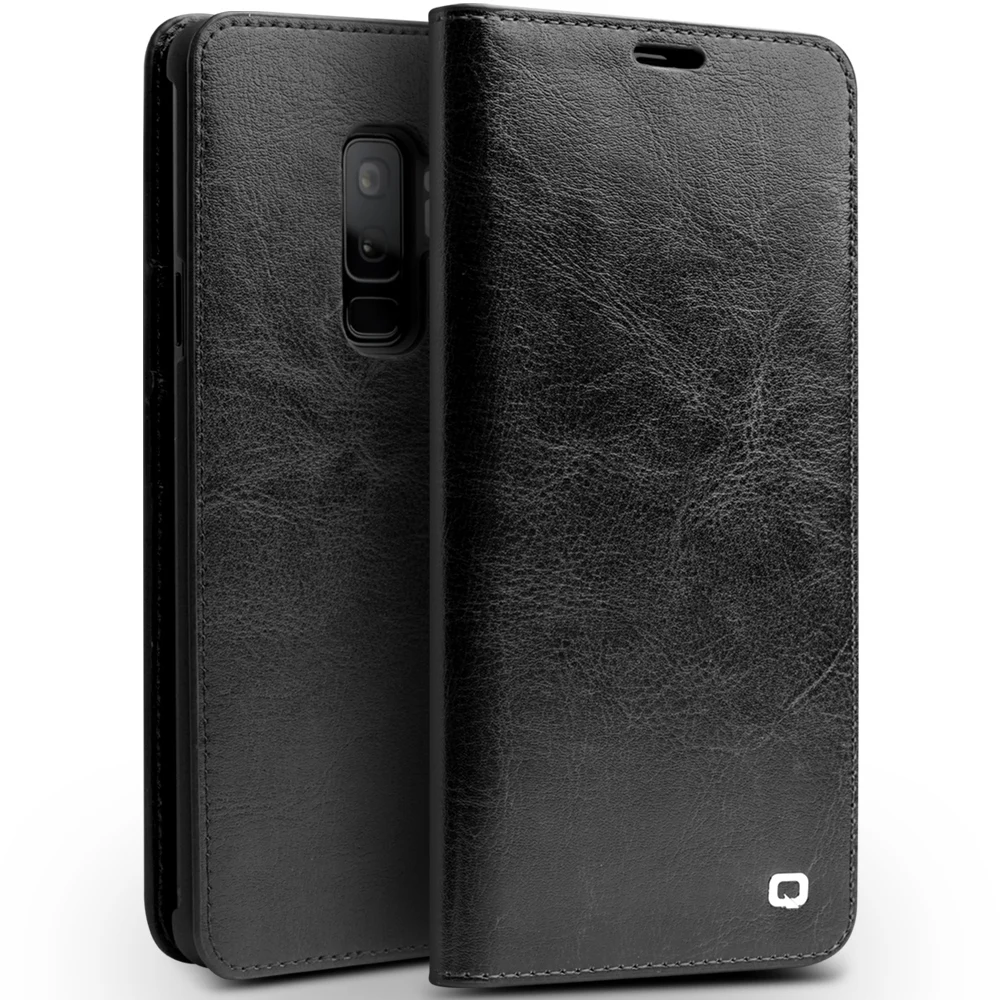 QIALINO Genuine Leather Phone Case for Samsung Galaxy S9 Wallet Ultra Thin Bag Flip Cover for Samsung S9 Plus for 5.8/6.2 inches
QIALINO Genuine Leather Phone Case for Samsung Galaxy S9 Wallet Ultra Thin Bag Flip Cover for Samsung S9 Plus for 5.8/6.2 inches