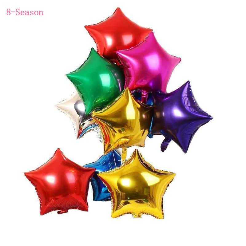 8-Season 10PCS Star Shape Foil Mylar Balloons 18 Inch Pentagram Balloon For Birthday Party & Wedding Decoration Baby Shower Boys 
8-Season 10PCS Star Shape Foil Mylar Balloons 18 Inch Pentagram Balloon For Birthday Party & Wedding Decoration Baby Shower Boys