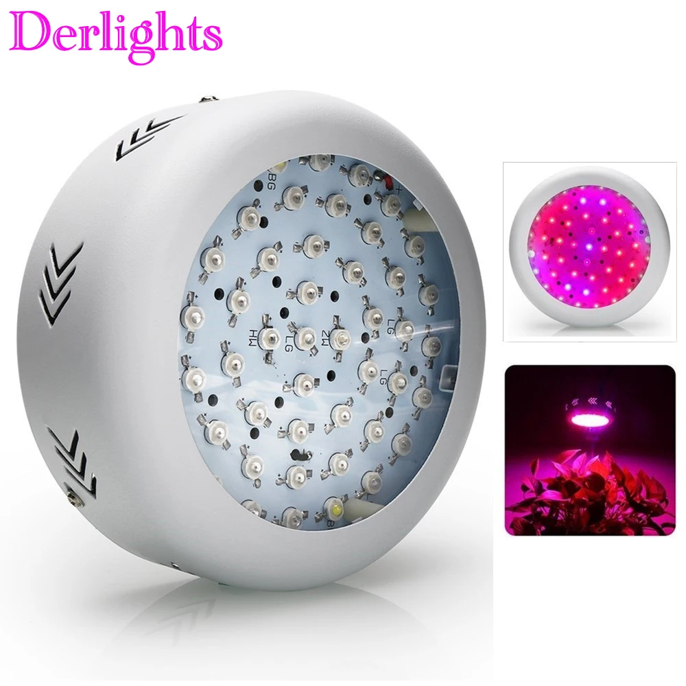 UFO 150W LED Grow Light 50X3W LEDs Full Spectrum Grow Box 410-730nm For Indoor Greenhouse Plants Flower with Very High Yield
UFO 150W LED Grow Light 50X3W LEDs Full Spectrum Grow Box 410-730nm For Indoor Greenhouse Plants Flower with Very High Yield