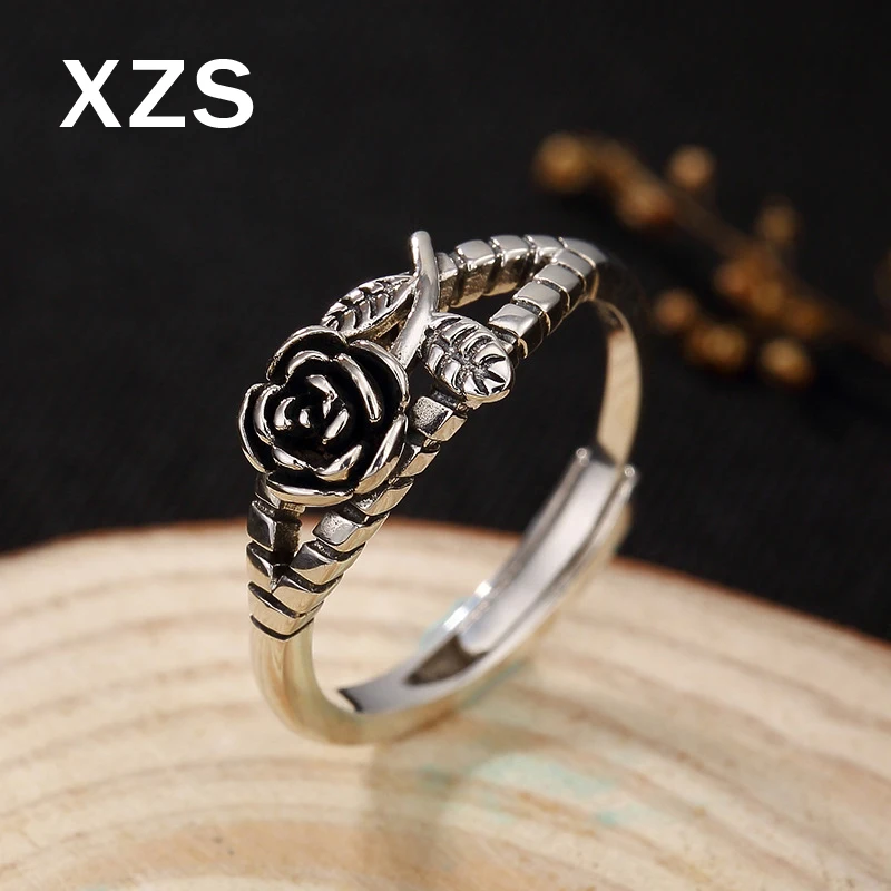 100% Authentic 925 Sterling Silver Simple Vintage Rose Ring China Style Vintage Hand Made For Women Luxury Gift Jewelry JZC-8098
100% Authentic 925 Sterling Silver Simple Vintage Rose Ring China Style Vintage Hand Made For Women Luxury Gift Jewelry JZC-8098