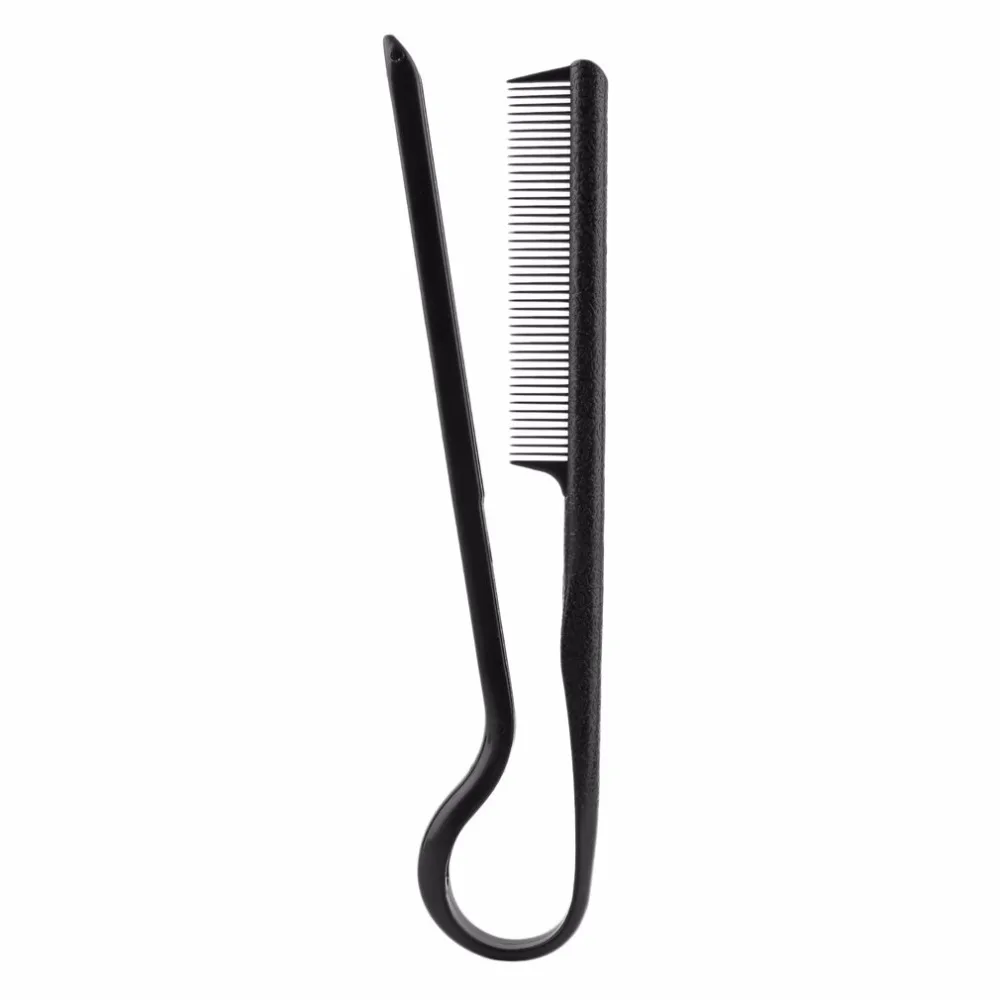 

Hair Combs V Type Hair Straightener Comb DIY Salon Haircut Hairdressing Styling Tool Clip-Type Barber Anti-static Comb Brush