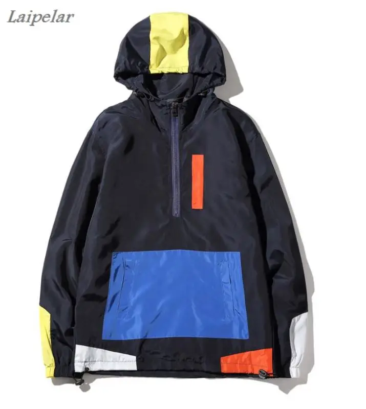 Laipelar jackets HOODY PATCHWORK anorak jacket windbreaker hip hop college student wind breaker jaqueta masculina
Laipelar jackets HOODY PATCHWORK anorak jacket windbreaker hip hop college student wind breaker jaqueta masculina