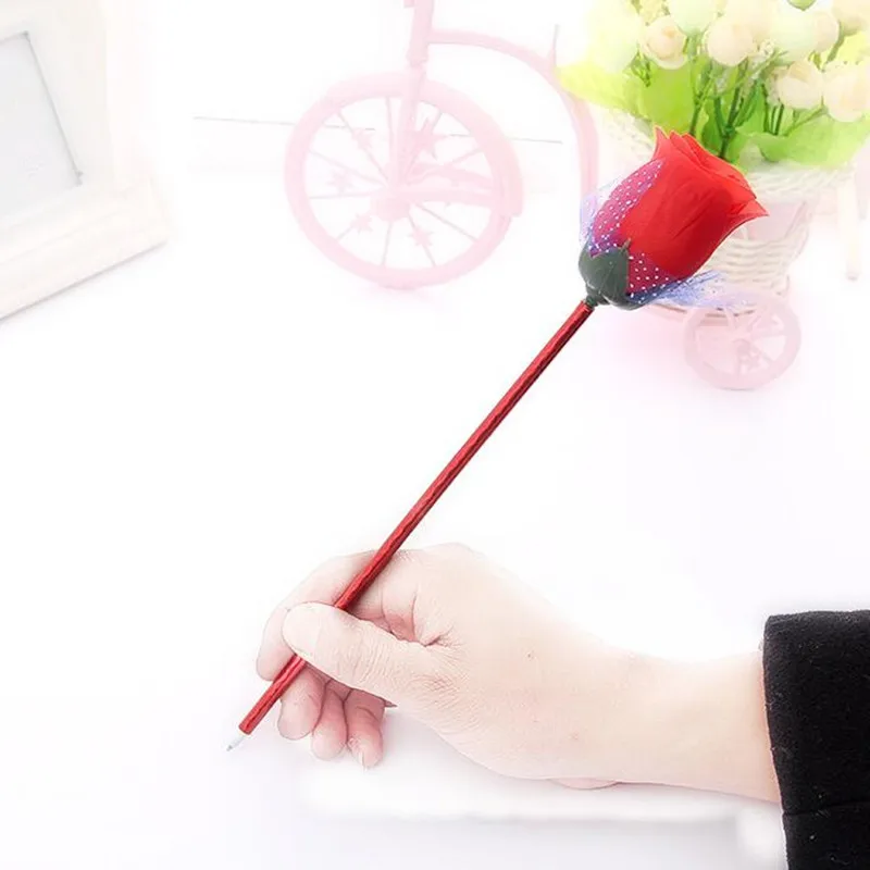 New Rose Flower Ballpoint Pen Students Writing Pens Children Kids Stationery Prize Gift Halloween Party Favor
New Rose Flower Ballpoint Pen Students Writing Pens Children Kids Stationery Prize Gift Halloween Party Favor