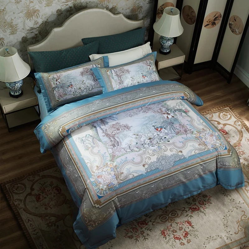 Posodono Luxury European royal bedding set duvet covers 100% pure Egyptian cotton mandala bed linen sheet queen king size
Posodono Luxury European royal bedding set duvet covers 100% pure Egyptian cotton mandala bed linen sheet queen king size