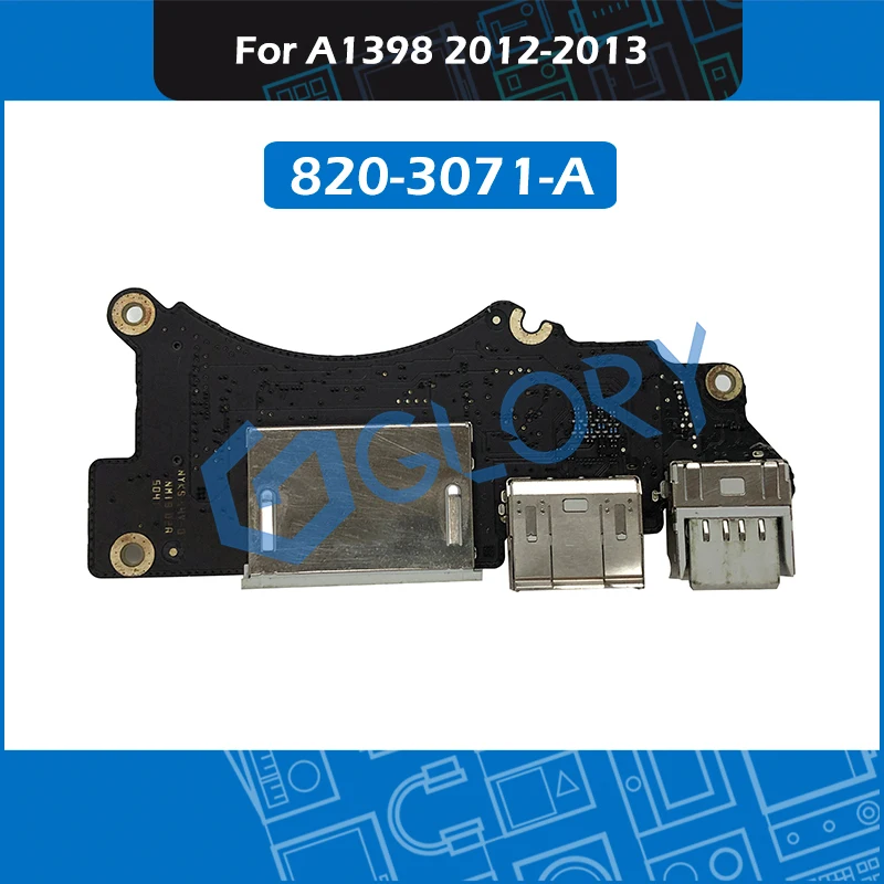 A1398 USB HDMI кардридер DC-IN плата 820-3071-A для MacBook Pro Retina 15 "Mid 2012 Ранняя 2013 Замена платы ввода/вывода
A1398 USB HDMI кардридер DC-IN плата 820-3071-A для MacBook Pro Retina 15 "Mid 2012 Ранняя 2013 Замена платы ввода/вывода