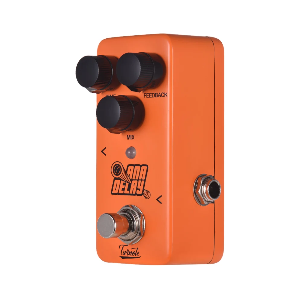 Twinote ANA DELAY Mini Digital Delay Guitar Effect Pedal Processsor Full Metal Shell with True Bypass
Twinote ANA DELAY Mini Digital Delay Guitar Effect Pedal Processsor Full Metal Shell with True Bypass