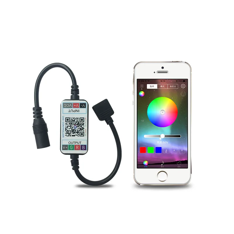 DC 12V 24V RGB Led Controller APP Bluetooth RGB Music Controller For Led Strip Light 5050 4 Pin Mini RGB Controller 5V-24V
DC 12V 24V RGB Led Controller APP Bluetooth RGB Music Controller For Led Strip Light 5050 4 Pin Mini RGB Controller 5V-24V