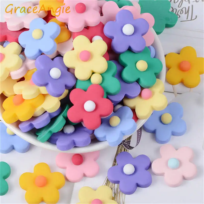 GraceAngie 20 шт Конфета из смолы, цветные подвески в форме цветка для детской повязки на голову, чехол для телефона, украшение, ремесло, ювелирное ...
GraceAngie 20 шт Конфета из смолы, цветные подвески в форме цветка для детской повязки на голову, чехол для телефона, украшение, ремесло, ювелирное ...