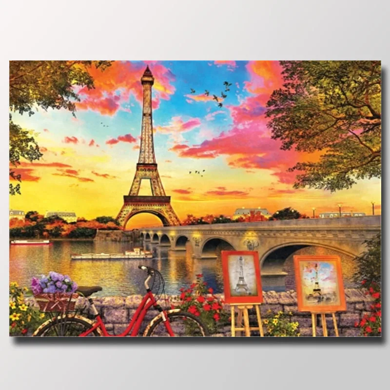 Paris Tower 5D diamond painting scenery Diamond mosaic diamond embroidery on the photo Home decorations Bridge scenery
Paris Tower 5D diamond painting scenery Diamond mosaic diamond embroidery on the photo Home decorations Bridge scenery