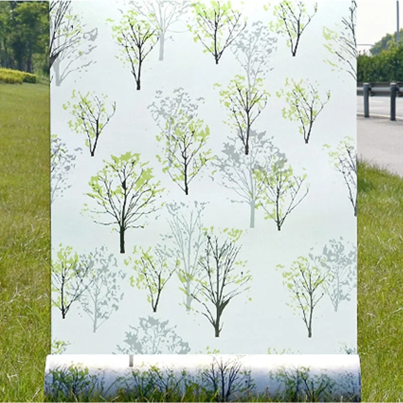 New Static Cling Adhesive Window Film Green Tree Pattern Glass Film Opaque Privacy Protection Decorative Glass Window Stickers
New Static Cling Adhesive Window Film Green Tree Pattern Glass Film Opaque Privacy Protection Decorative Glass Window Stickers