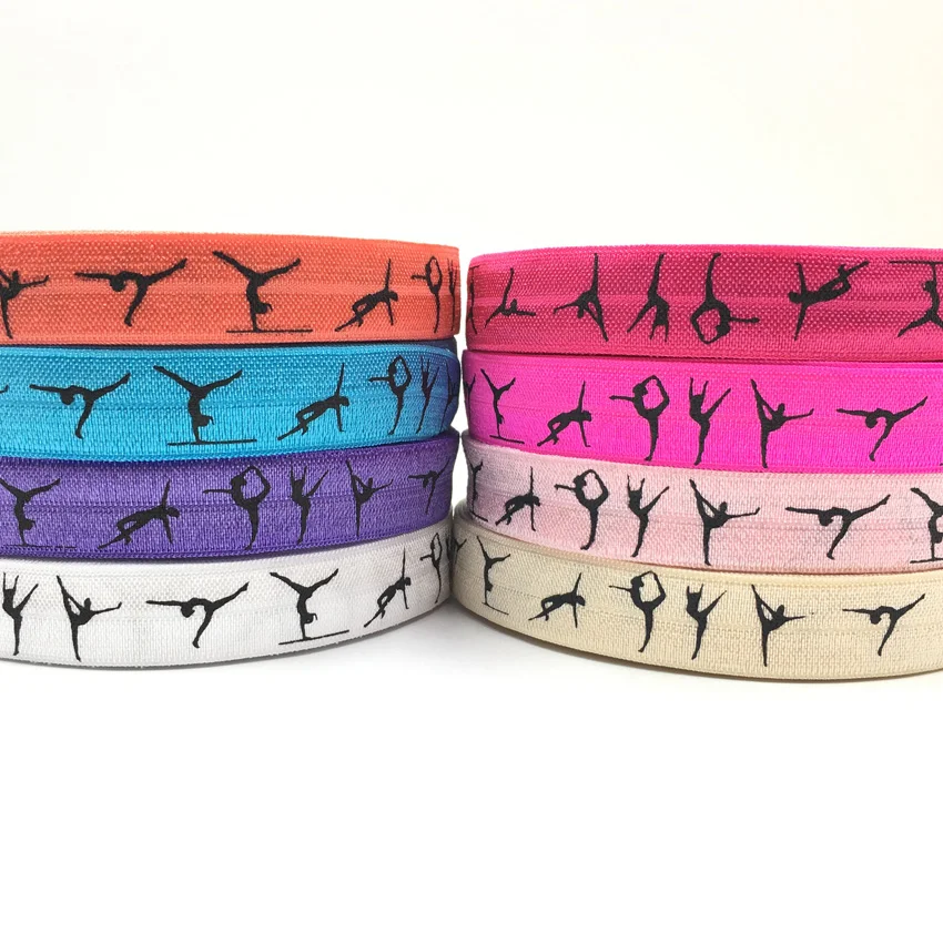 10 yards 5/8" Gymnastics Printed Folded Over Elastic Wholesale 15mm FOE Elastic Ribbon for Girls Hair Band DIY Headwear Webbing
10 yards 5/8" Gymnastics Printed Folded Over Elastic Wholesale 15mm FOE Elastic Ribbon for Girls Hair Band DIY Headwear Webbing