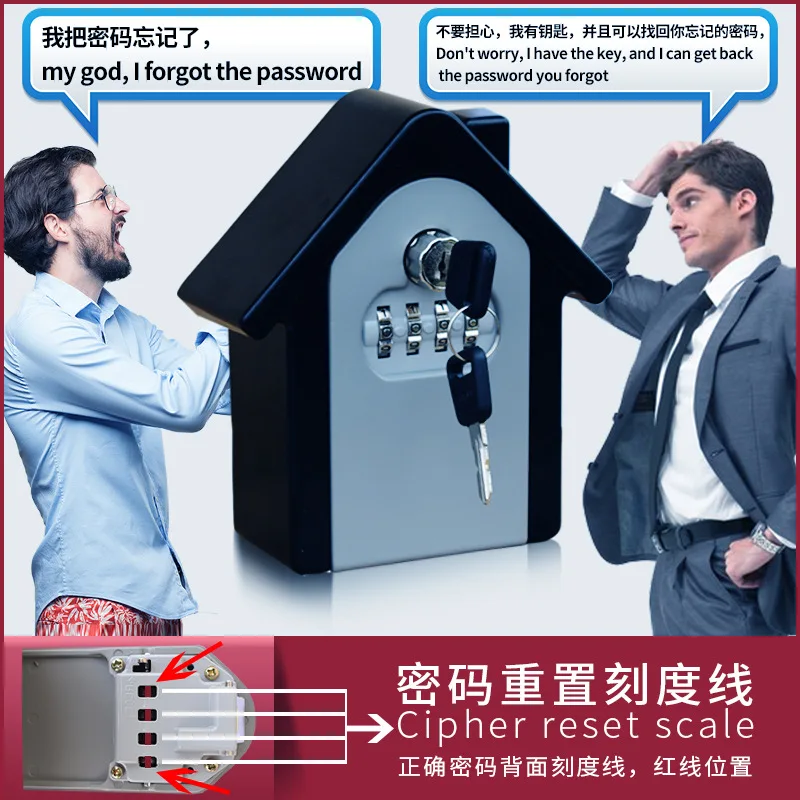 Newest Wall Mounted 4 Digit Combination Password Key Storage Security Safe Digital Lock Outdoor Indoor Key Lock Box Safe
Newest Wall Mounted 4 Digit Combination Password Key Storage Security Safe Digital Lock Outdoor Indoor Key Lock Box Safe