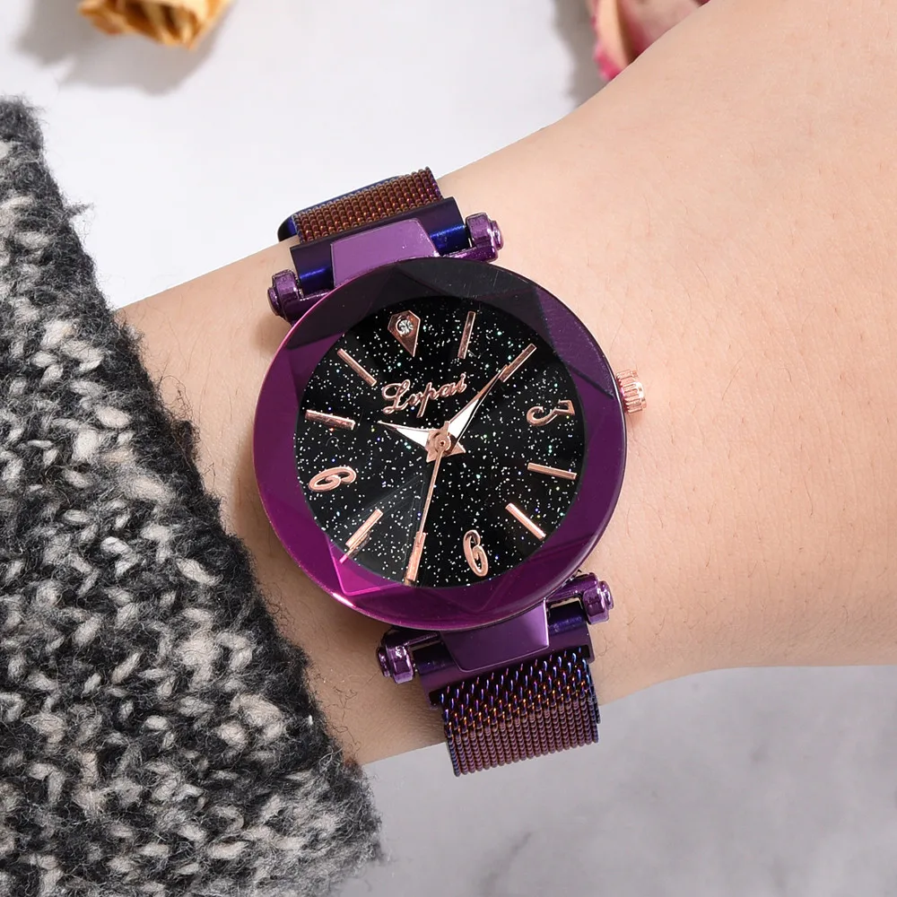 2019 Luxury Women Watches Ladies Watch Starry Sky Magnetic Dress Female Wristwatch Luminous Clock relogio feminino reloj mujer Q
2019 Luxury Women Watches Ladies Watch Starry Sky Magnetic Dress Female Wristwatch Luminous Clock relogio feminino reloj mujer Q