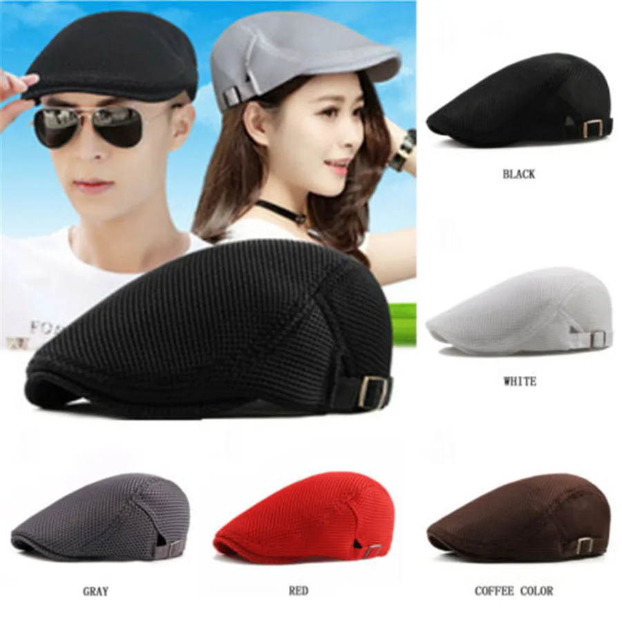 Mens Breathable Mesh Summer Duckbill Hat Newsboy Beret Ivy Cap Cabbie Flat Soft Driving Outdoor Adjustable
Mens Breathable Mesh Summer Duckbill Hat Newsboy Beret Ivy Cap Cabbie Flat Soft Driving Outdoor Adjustable