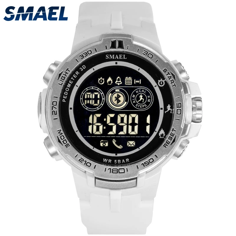 Smart Bluetooth Watches SMAEL Clock Men Sport Waterproof Electronic Watch relogio masculino 8012 Bluetooth Digital Wristwatches
Smart Bluetooth Watches SMAEL Clock Men Sport Waterproof Electronic Watch relogio masculino 8012 Bluetooth Digital Wristwatches