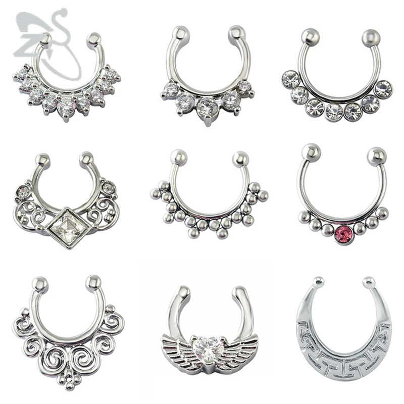 Indian nose ring fake septum piercing fake nose ring clip on fake nose piercing ear septum Steel fake piercing septo indiano
Indian nose ring fake septum piercing fake nose ring clip on fake nose piercing ear septum Steel fake piercing septo indiano