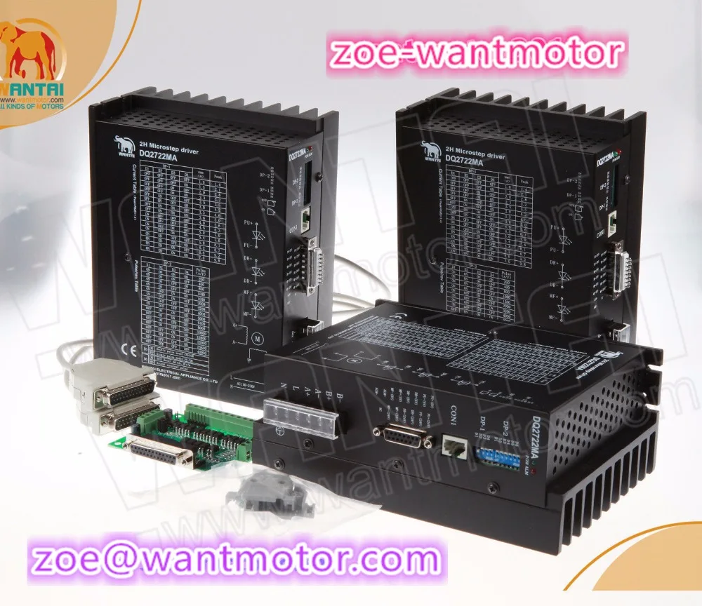 EU free ship!3PCS Wantai Stepper Digital Driver DQ2722MA AC 110-220V 7.0A 300Microsteps Matching Nema 42 stepper motor CNC kit
EU free ship!3PCS Wantai Stepper Digital Driver DQ2722MA AC 110-220V 7.0A 300Microsteps Matching Nema 42 stepper motor CNC kit