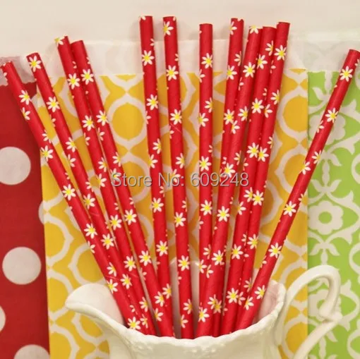 100pcs Mixed Colors Daisy Printed Red Christmas Paper Straws,Cheapest Vintage Birthday Party Paper Drinking Straws
100pcs Mixed Colors Daisy Printed Red Christmas Paper Straws,Cheapest Vintage Birthday Party Paper Drinking Straws