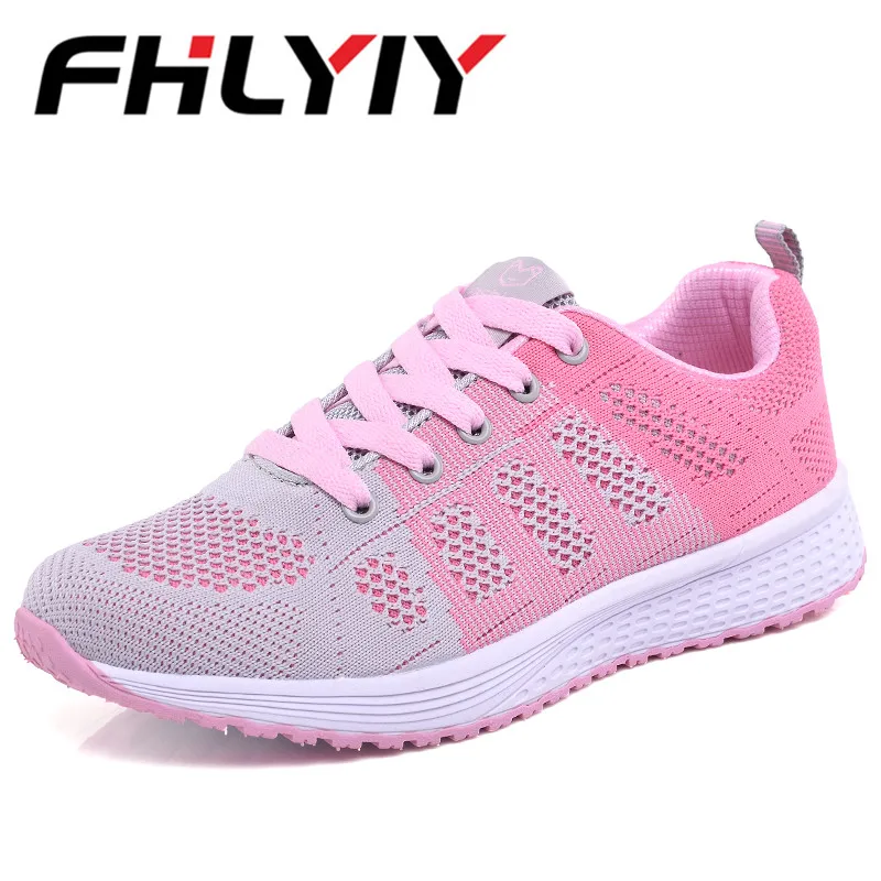 FHLYIYMesh/Женская обувь на шнуровке разных цветов Весенняя женская спортивная из