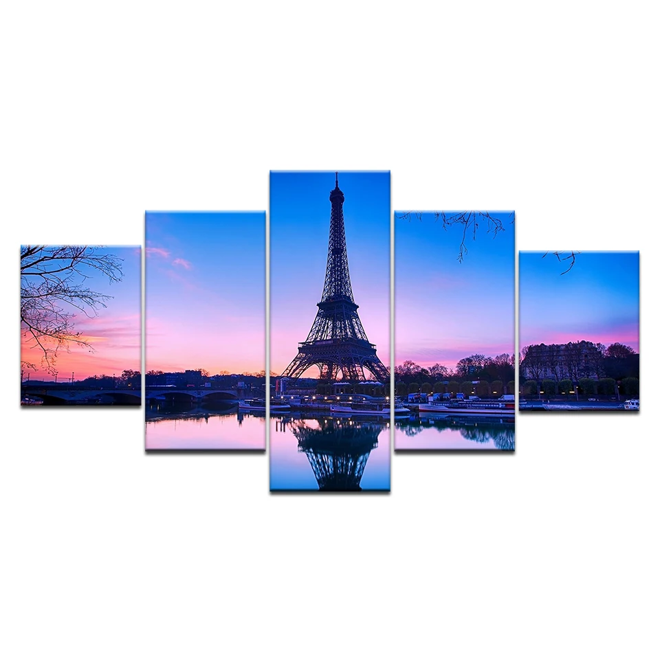 Modular Canvas Painting Prints 5 Pieces Paris Tower Wall Art Canvas Pictures For Living Room Wall Poster Decor Pictures Artwork
Modular Canvas Painting Prints 5 Pieces Paris Tower Wall Art Canvas Pictures For Living Room Wall Poster Decor Pictures Artwork