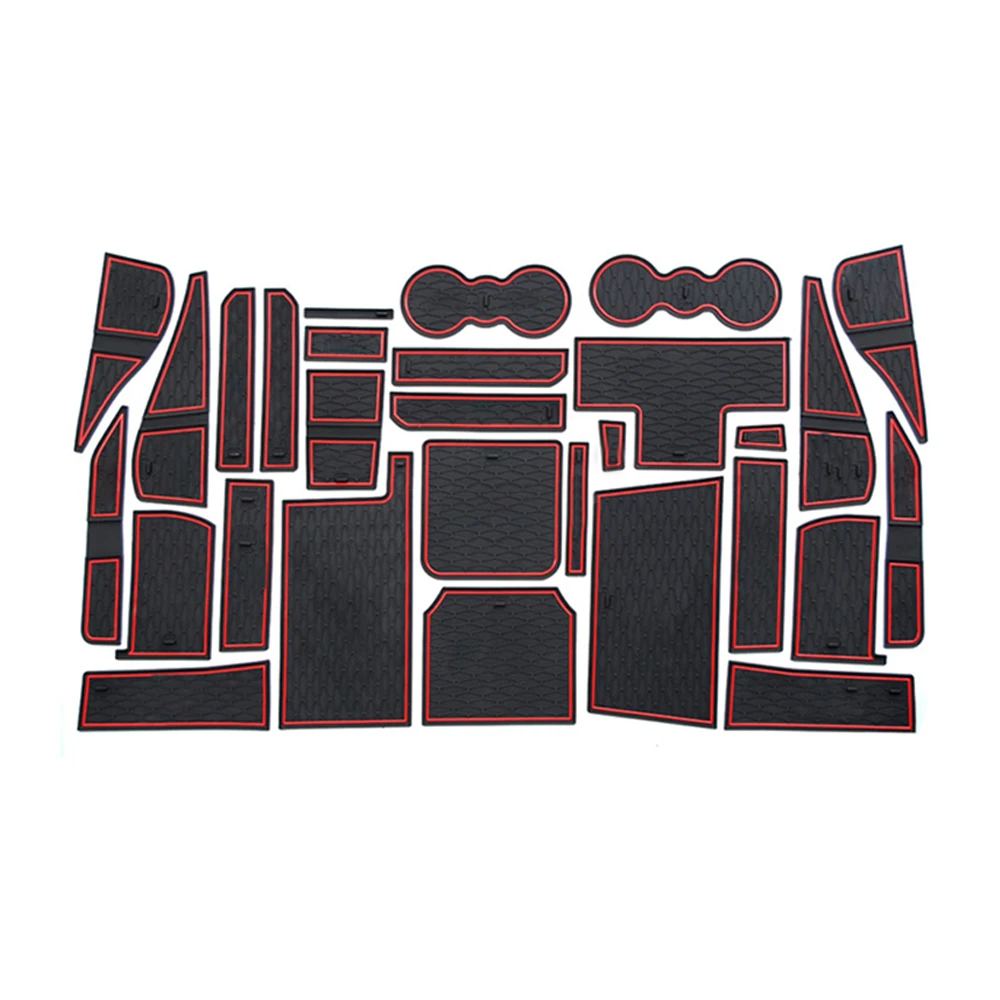 Anti-Slip Gate Slot Mat Rubber Coaster for Land Rover Discovery 5 L462 LR5 2017 2018 2019 HSE TD6 SVX Accessories Car Stickers
Anti-Slip Gate Slot Mat Rubber Coaster for Land Rover Discovery 5 L462 LR5 2017 2018 2019 HSE TD6 SVX Accessories Car Stickers